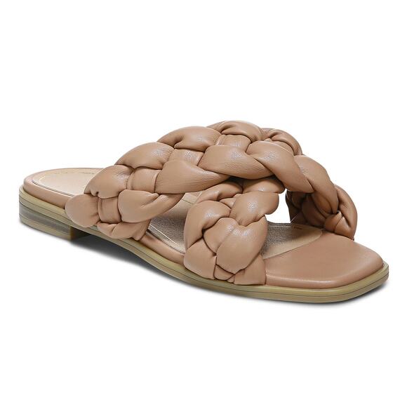 Vionic Braided Cross Strap Slides Kalina Women\'s Size 6